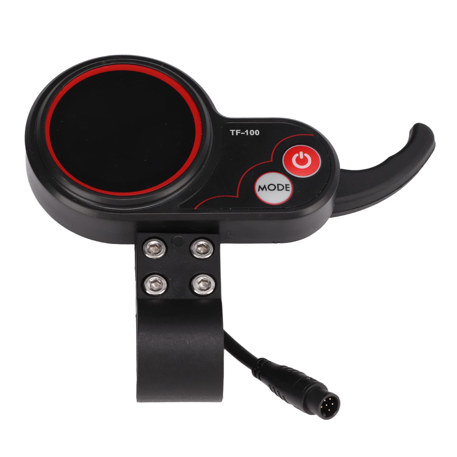 48V Electric Thumb Throttle with LCD Display - 6 Pin TF-100 Replacement for KUGOO M4 E-Scooter Controller - Perfect for Commuting & Urban Riding