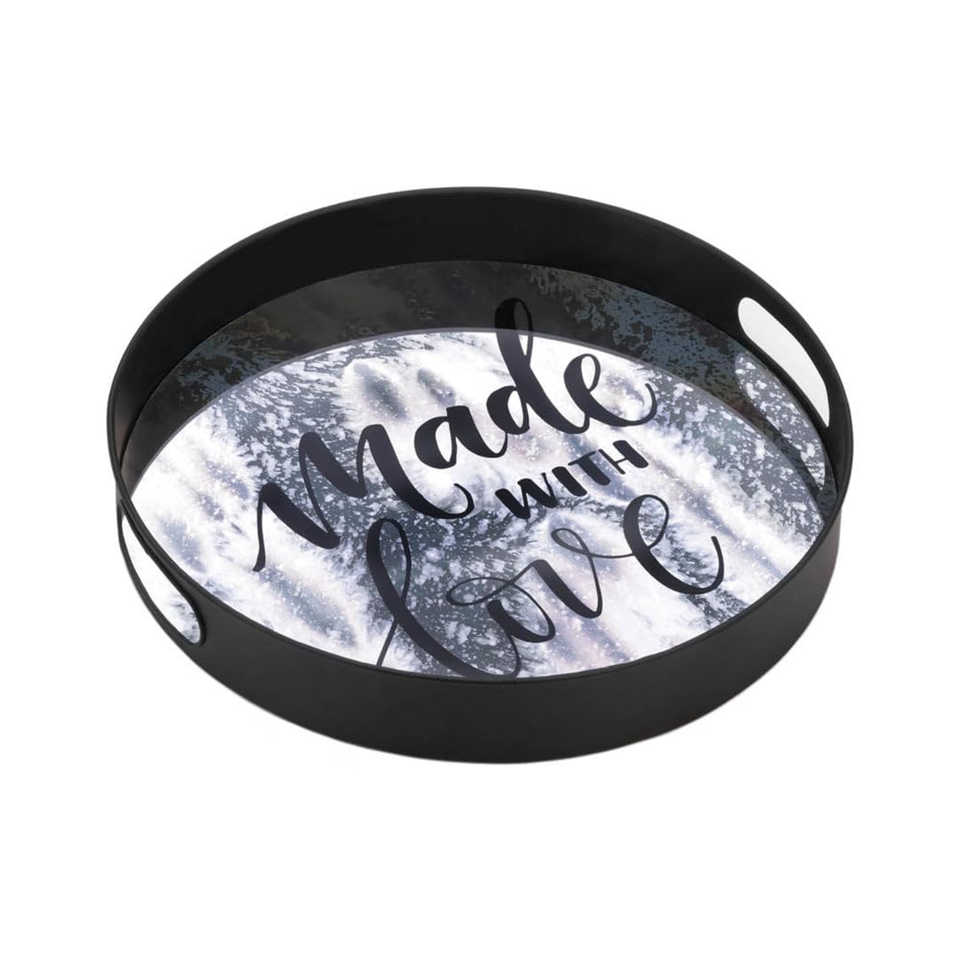 Handmade Summerville Mirror Tray - Elegant Decorative Serving Tray for Vanity, Entryway & Coffee Table Decor | Perfect for Jewelry Display, Perfume Organizer & Home Decor Accessories