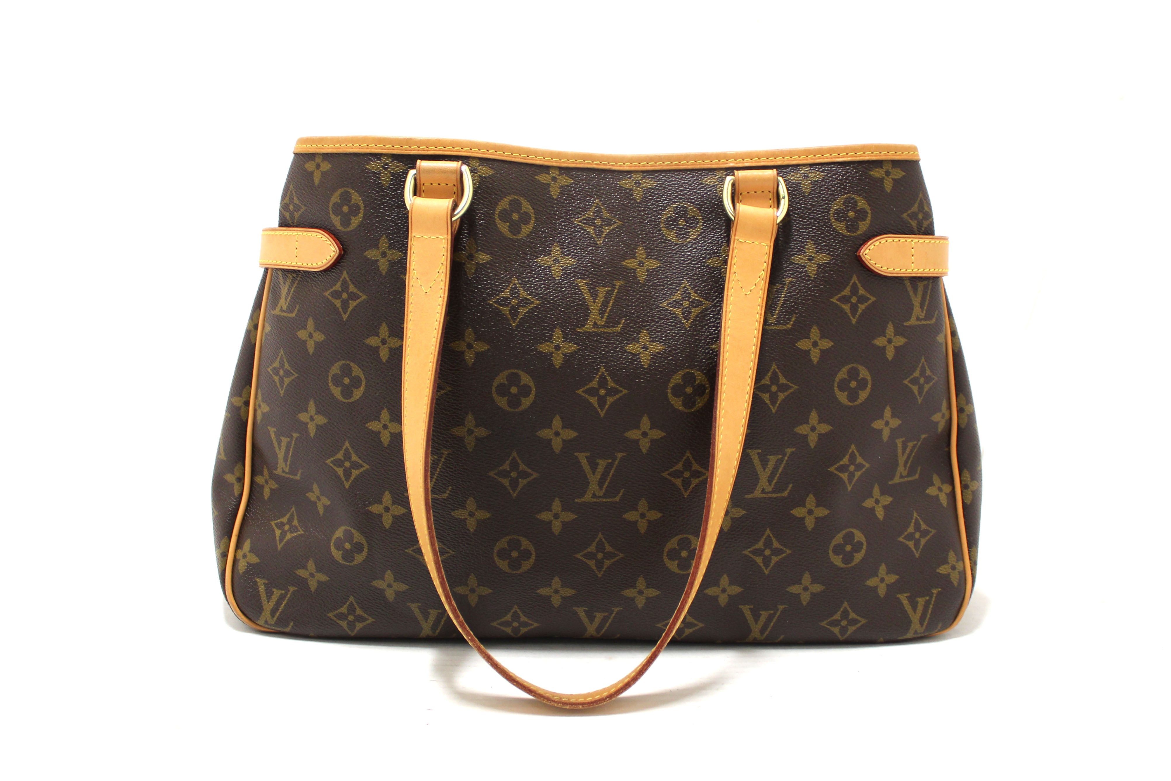 Authentic Louis Vuitton Monogram Canvas Batignolles Horizontal Tote Bag - Luxury Designer Shoulder Bag for Women, Perfect for Work, Travel & Everyday Use