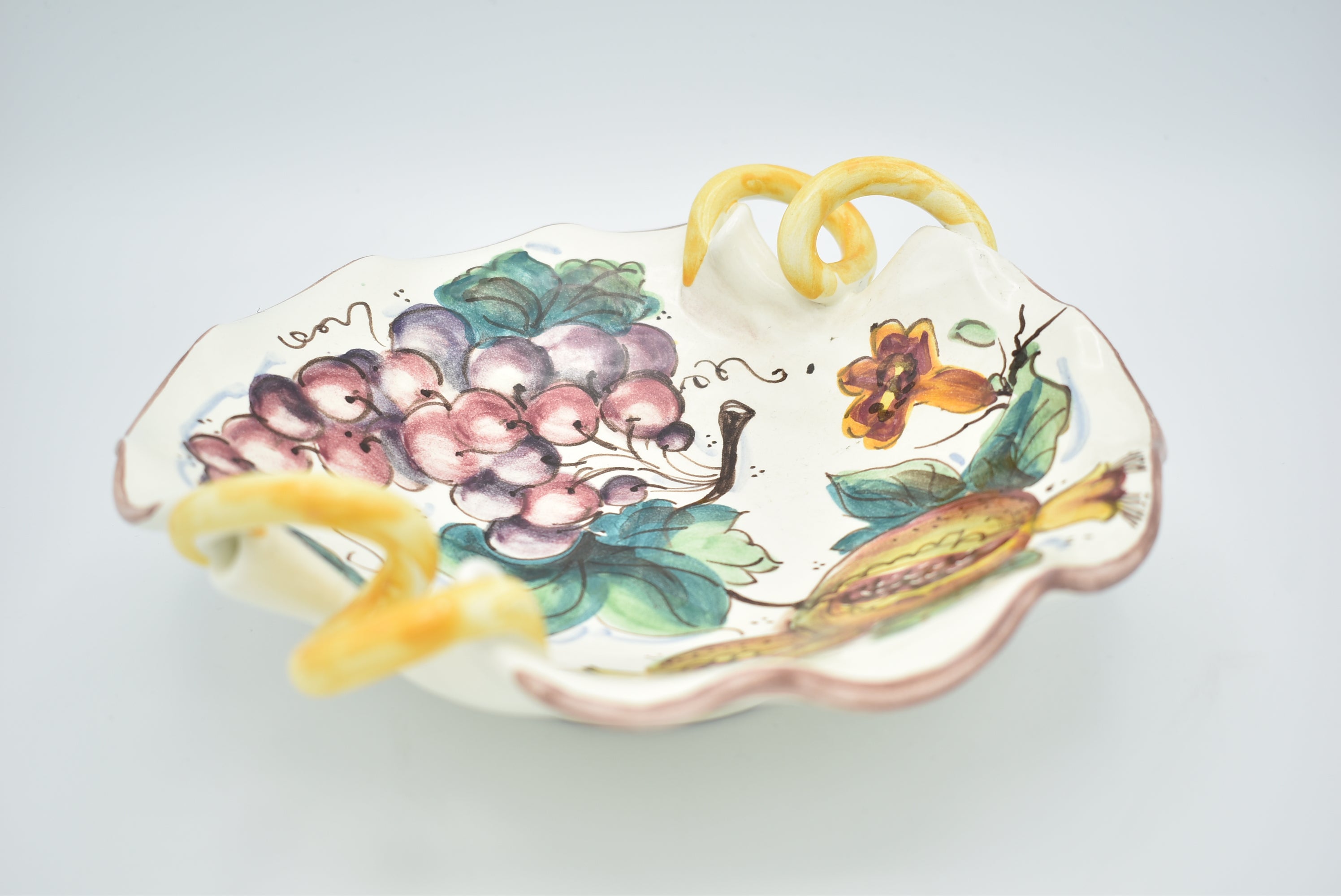Ceramic Centerpiece Bowl - Elegant Home Decor for Dining Table, Coffee Table, or Wedding Decor - Perfect for Fruits, Candles, and Floral Arrangements