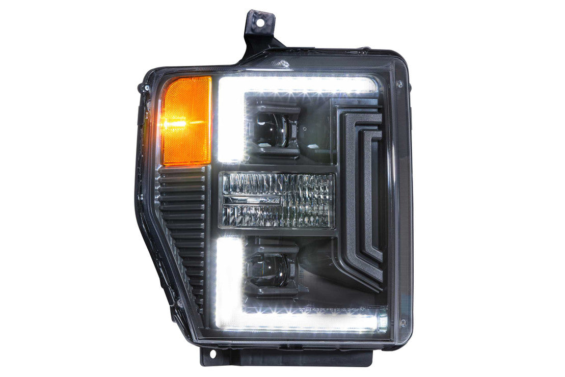 FORD SUPER DUTY (2008-2010) XB Hybrid LED Headlights - High Performance Replacement Headlamps for Off-Road & Night Driving