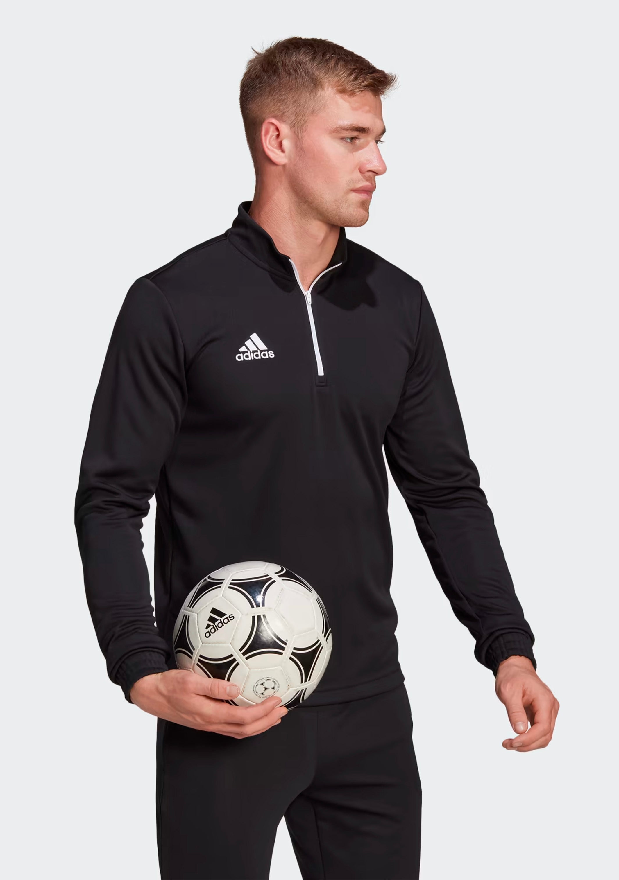 Adidas Men's Entrada 22 Training Top - Lightweight Performance Workout Shirt for Gym, Running & Fitness | Moisture-Wicking & Breathable Activewear