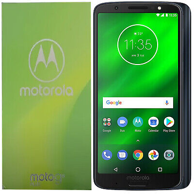 Unlocked Moto G6 64GB Smartphone - Compatible with AT&T, T-Mobile & Verizon - Deep Indigo Color | Perfect for Travel, Business & Everyday Use