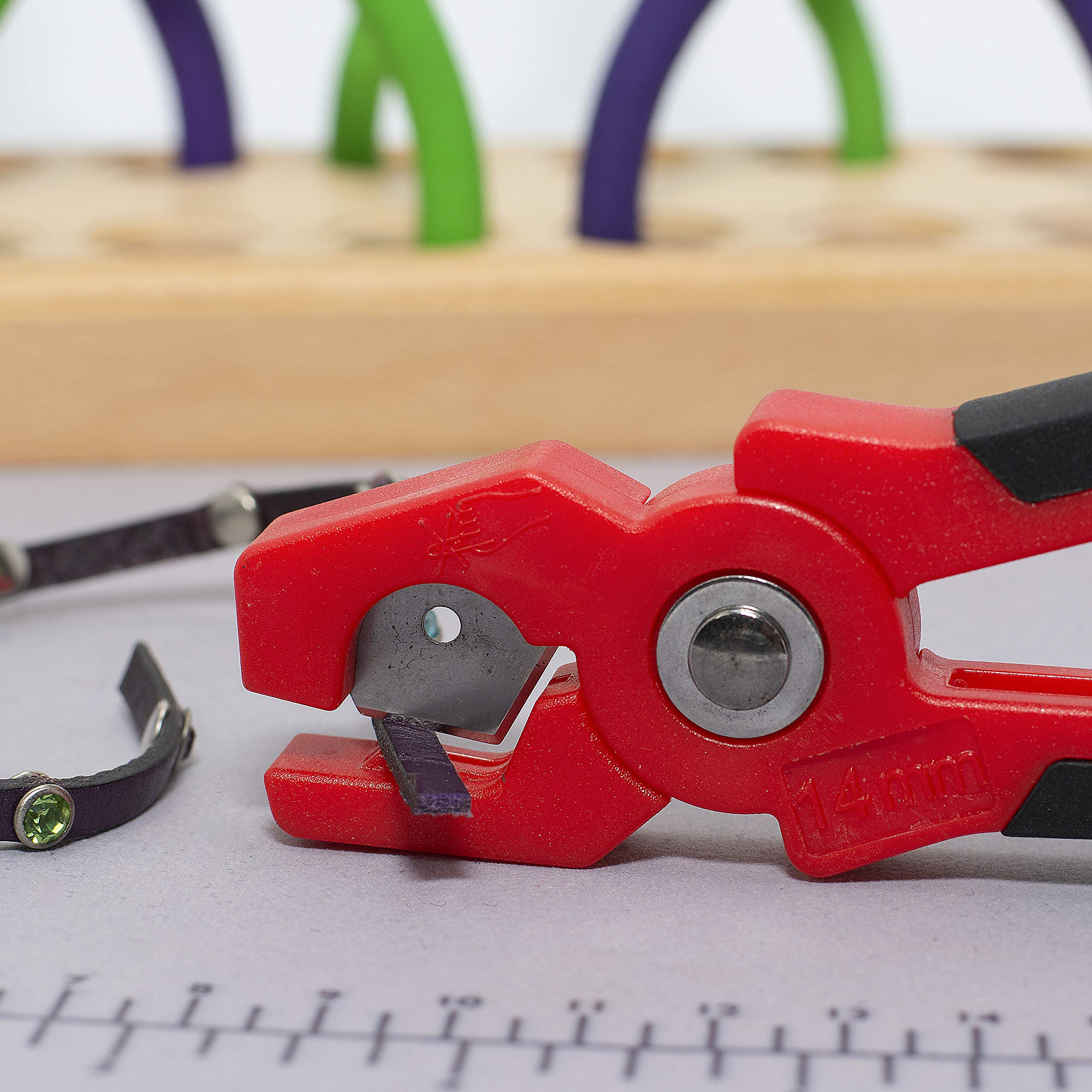 The Beadsmith Little Cut Leather Cutters - Premium Jewelry Making Tools & Craft Supplies for Leatherworking, Beading, and DIY Projects
