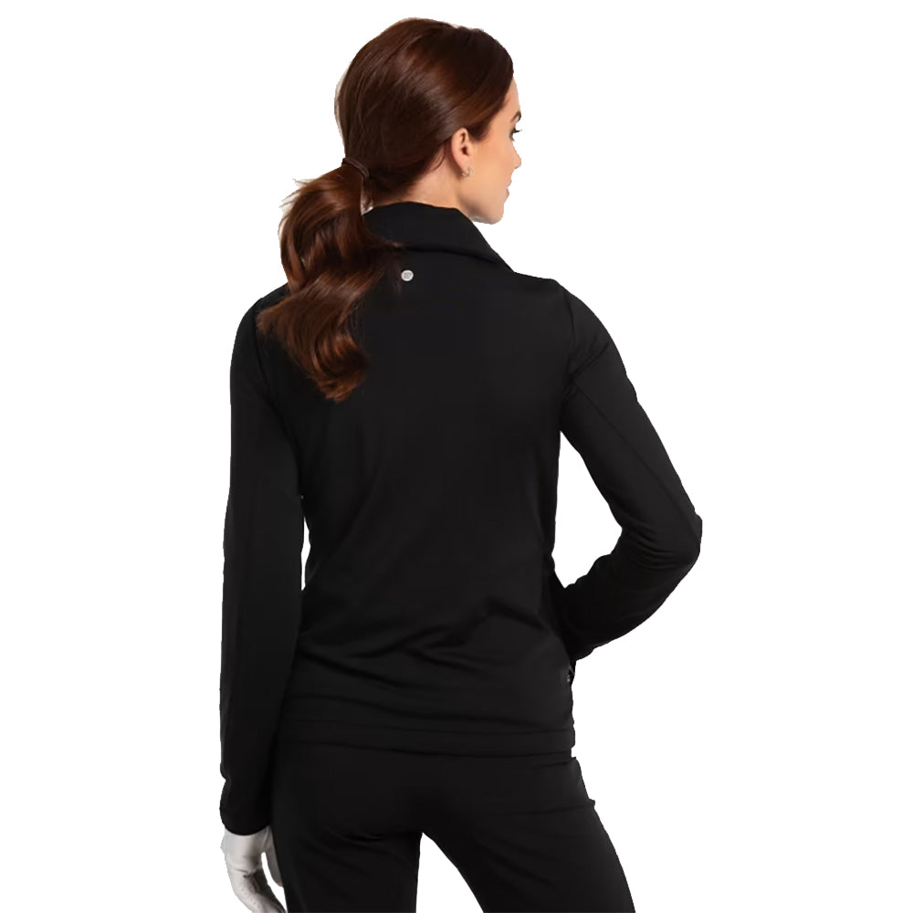 EP New York Mixed Media Chevron Women's Golf Jacket - Stylish & Water-Resistant Outerwear for Golfing, Casual Wear & Outdoor Activities