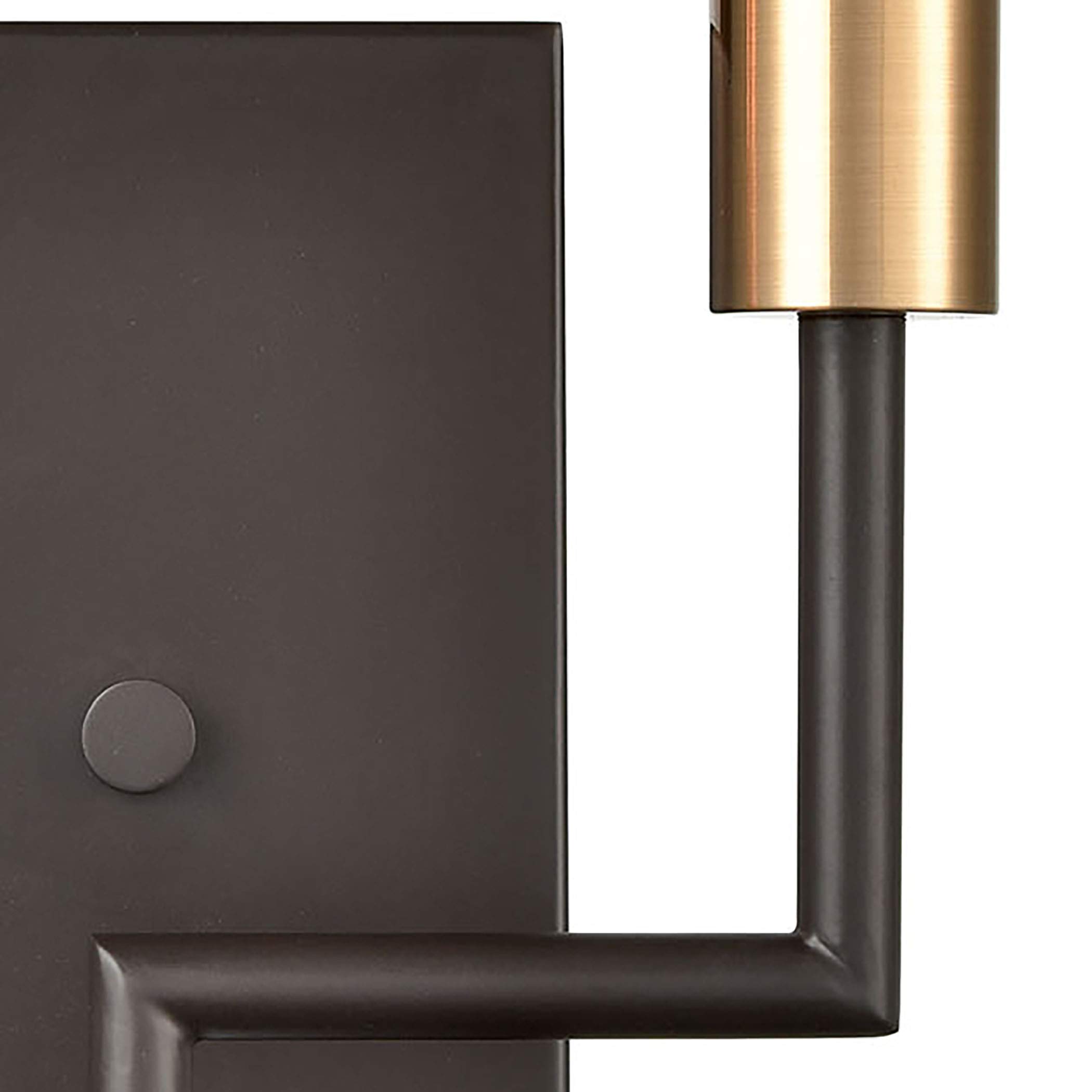 Elk Lighting Congruency 2-Light Wall Sconce in Oil Rubbed Bronze - Modern Wall Light Fixture for Bedroom, Living Room & Hallway Lighting