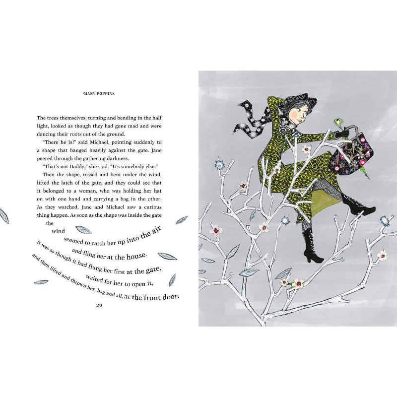 Mary Poppins Illustrated Gift Edition Book - Classic Children's Storybook for Kids & Collectors - Perfect for Birthday Gifts, Bedtime Reading & Disney Fans