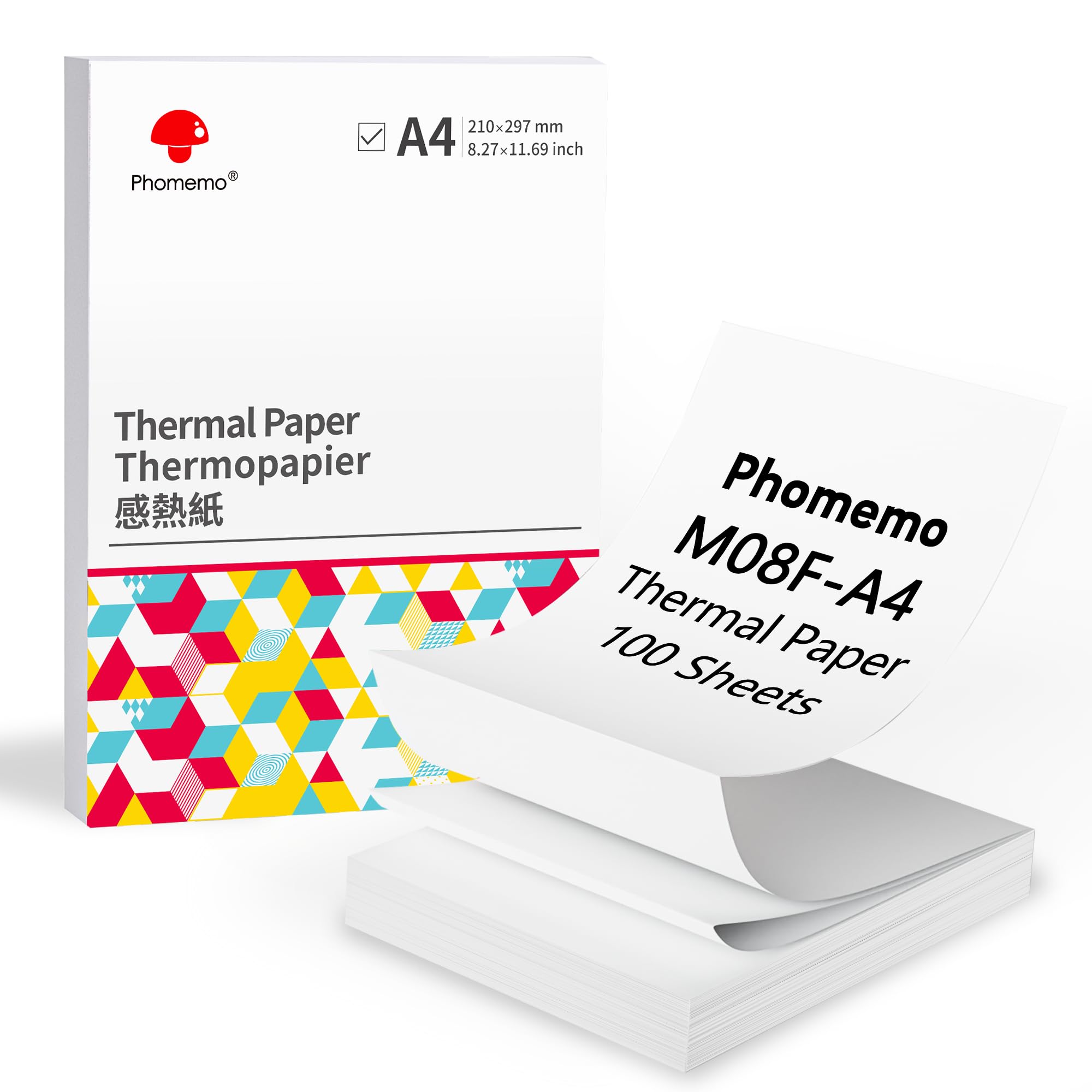 Phomemo A4 Continuous Thermal Printing Paper - 8.27