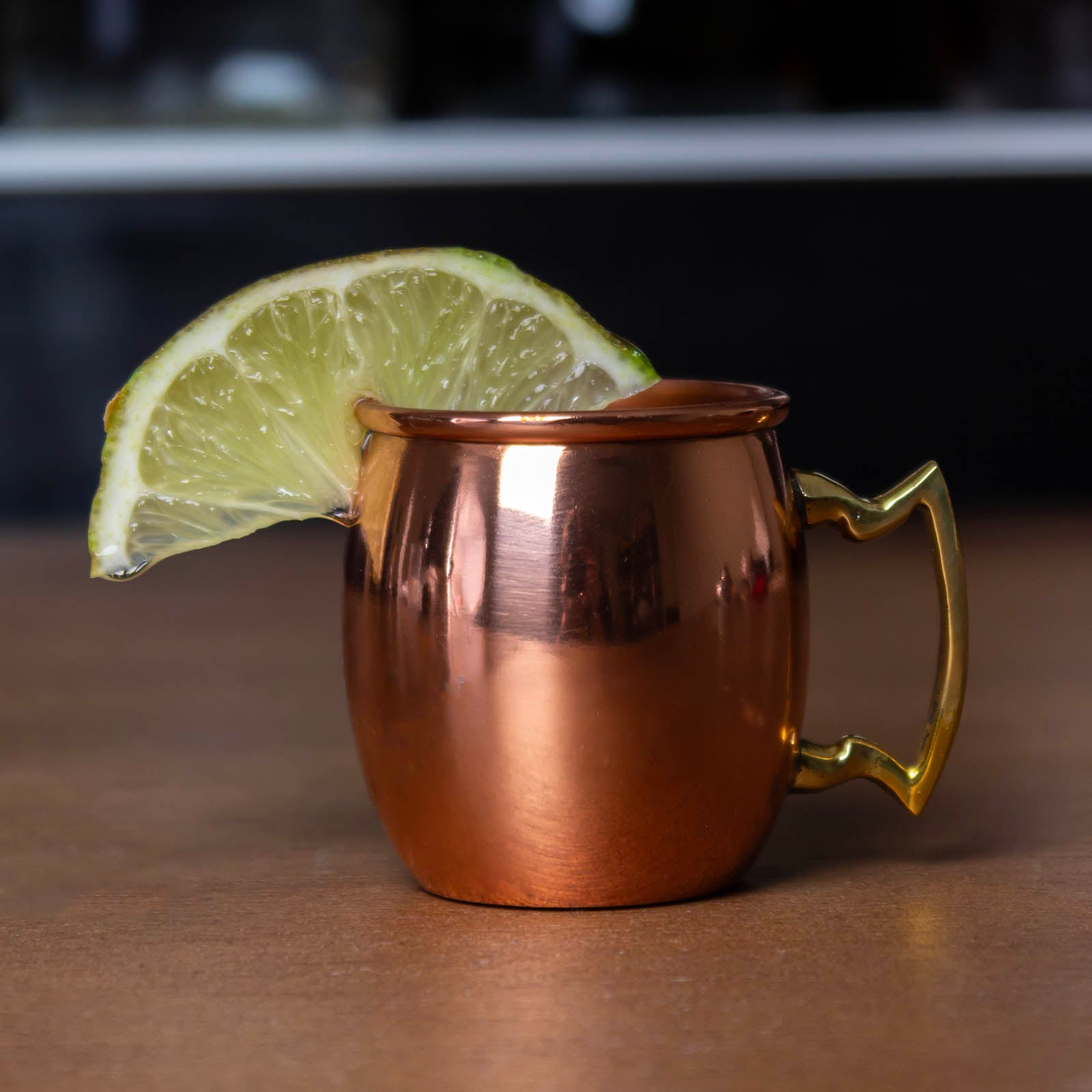 BarConic® Moscow Mule Shot Mug - 2oz Copper Plated Cocktail Glasses for Vodka, Whiskey & Tequila - Perfect for Parties, Weddings & Home Bars