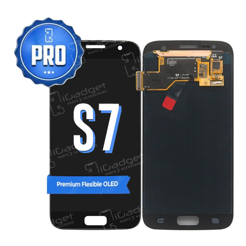 Original Samsung Galaxy S7 LCD Screen Replacement - Full HD AMOLED Display with Touch Digitizer - DIY Repair Kit for Cracked/Broken Screens (Perfect for Home Repair, Office Use, and Emergency Screen Fixes)