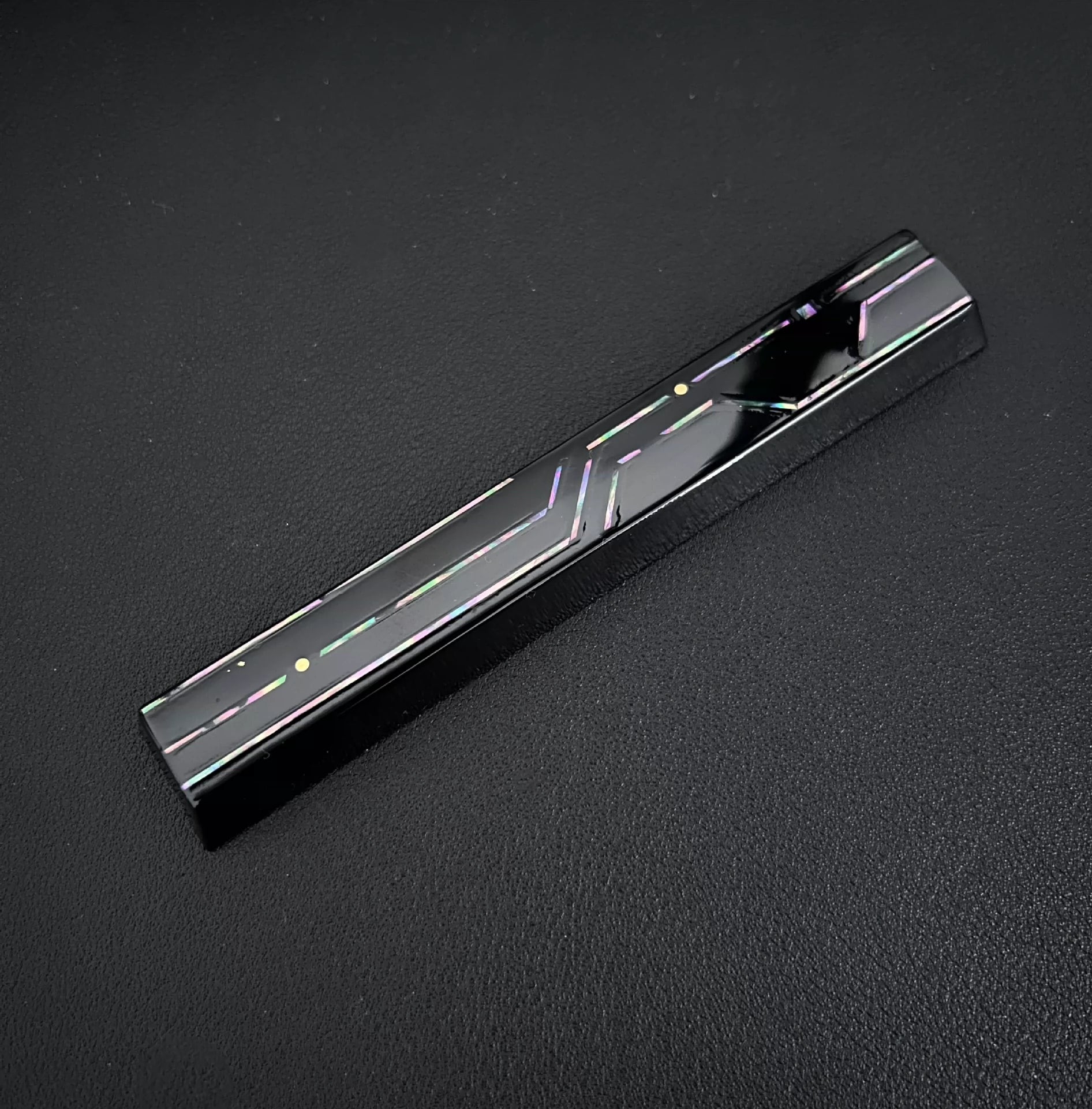 Premium Chinese Lacquer Mother of Pearl Circuit Keycaps - Gexing Custom 6.25U Spacebar Keycap Set for Mechanical Keyboards (Perfect for Gaming, Typing & Keyboard Aesthetics)