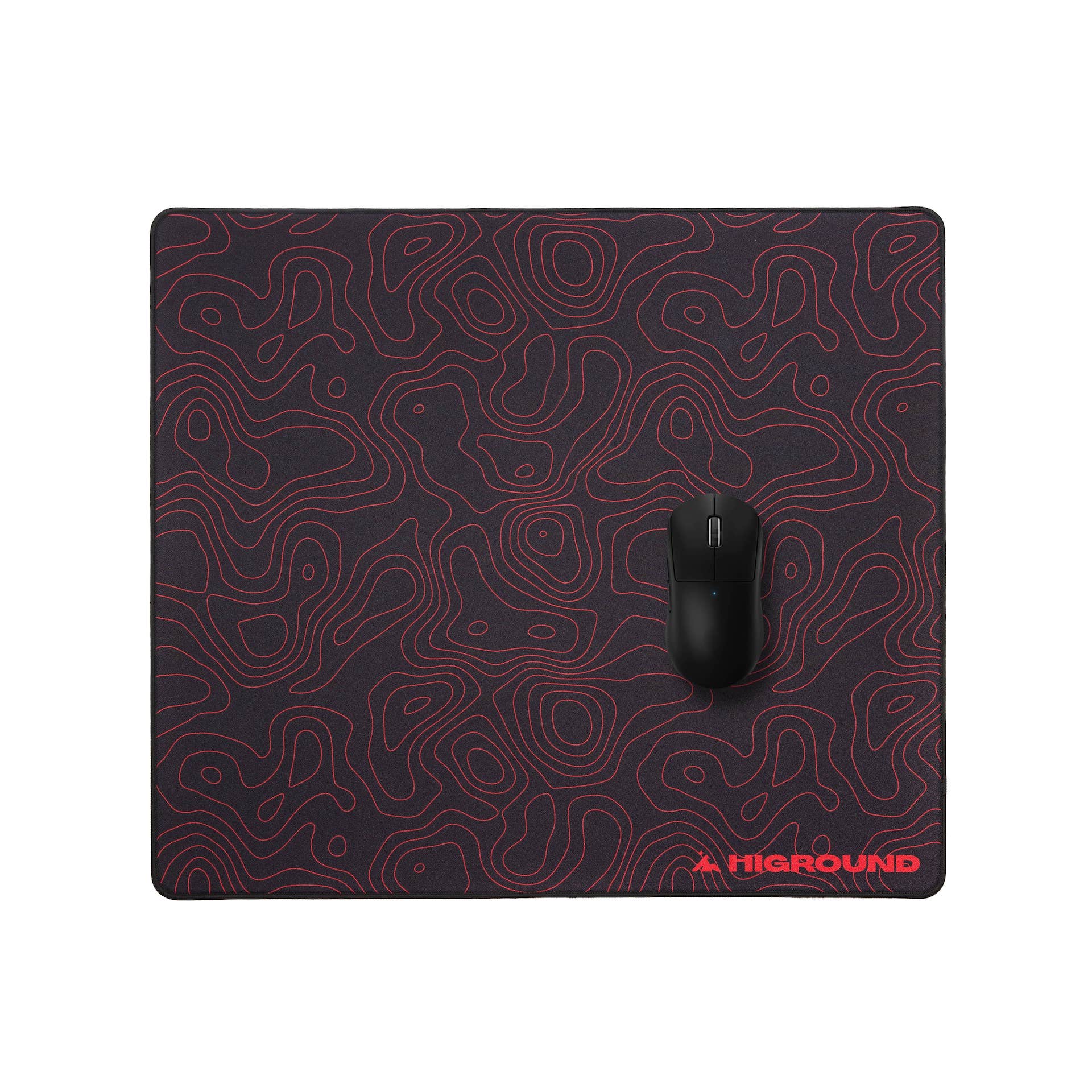 Higround Large Gaming Mouse Pad 50 x 45 cm - Non-Slip Rubber Base, Smooth Surface for Precision Control - Perfect for PC, Laptop & Office Workstations - LAVAROCK Series