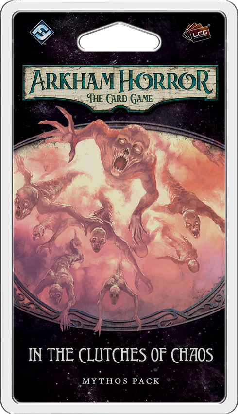 Arkham Horror Card Game: In the Clutches of Chaos Mythos Pack - Cooperative Horror Adventure Game for 1-4 Players | Perfect for Game Nights & Lovecraftian Horror Fans