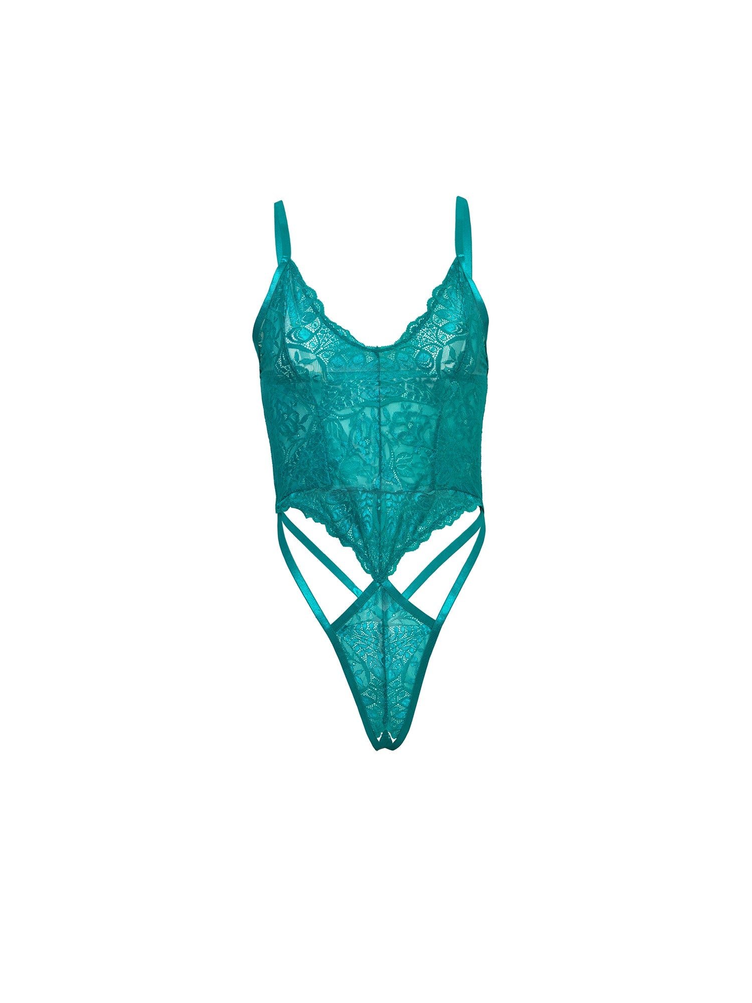 Sexy Aliyah Lace Teddy Lingerie for Women - Romantic Lace Bodysuit for Valentine's Day & Honeymoon Nights