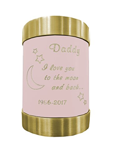 Pink - Moon and Back Engraved