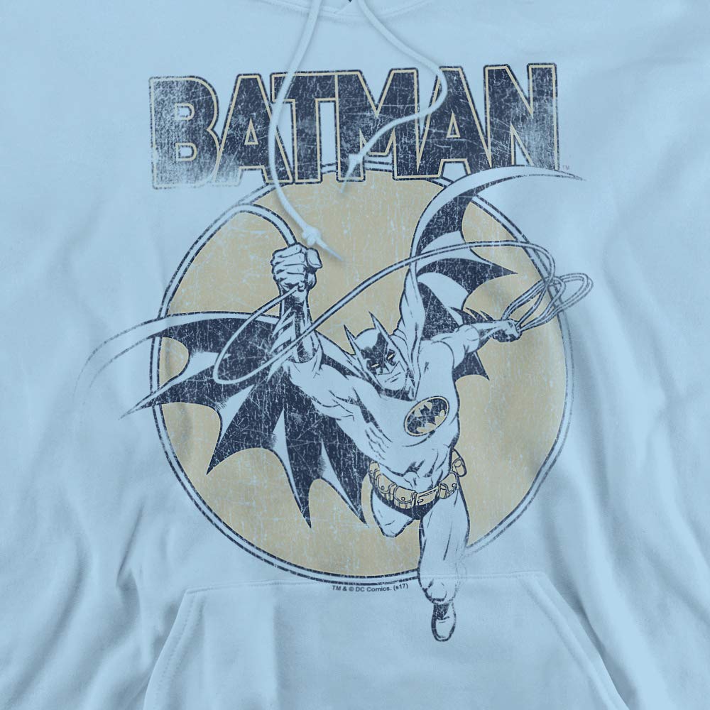 Batman Swinging Bat Unisex Hoodie for Adults - Soft Pullover Sweatshirt for Casual Wear & Superhero Fans