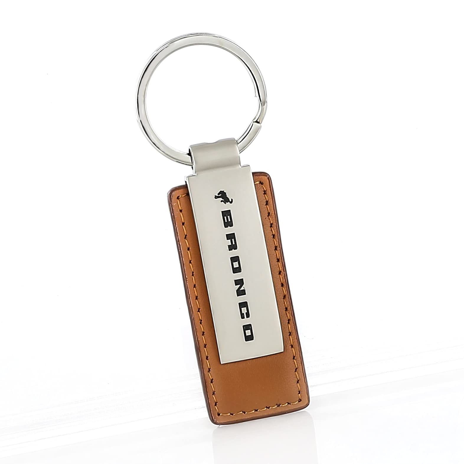 Ford Bronco Key Ring Chain Tag Fob Holder - Durable Car Keychain Accessory for Ford Bronco Owners | Perfect for Keys, Key Fobs & Daily Essentials | Great Gift for Car Enthusiasts