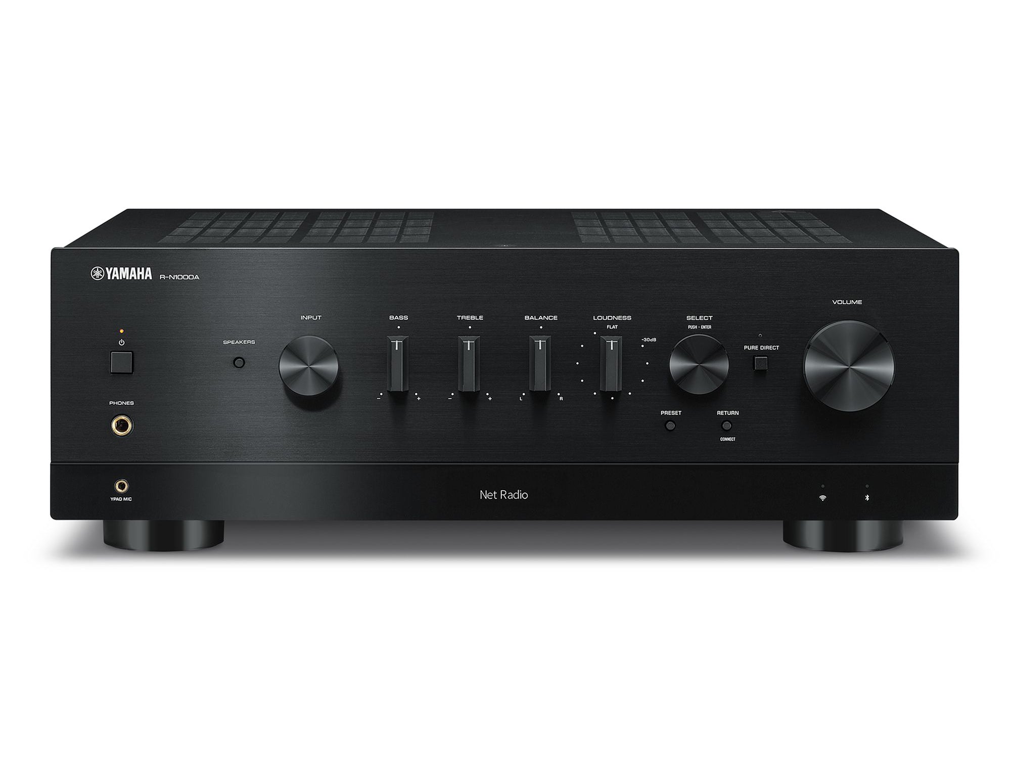 Yamaha R-N1000A Stereo Integrated Amplifier - High-Fidelity Audio for Home Theater & Music Listening