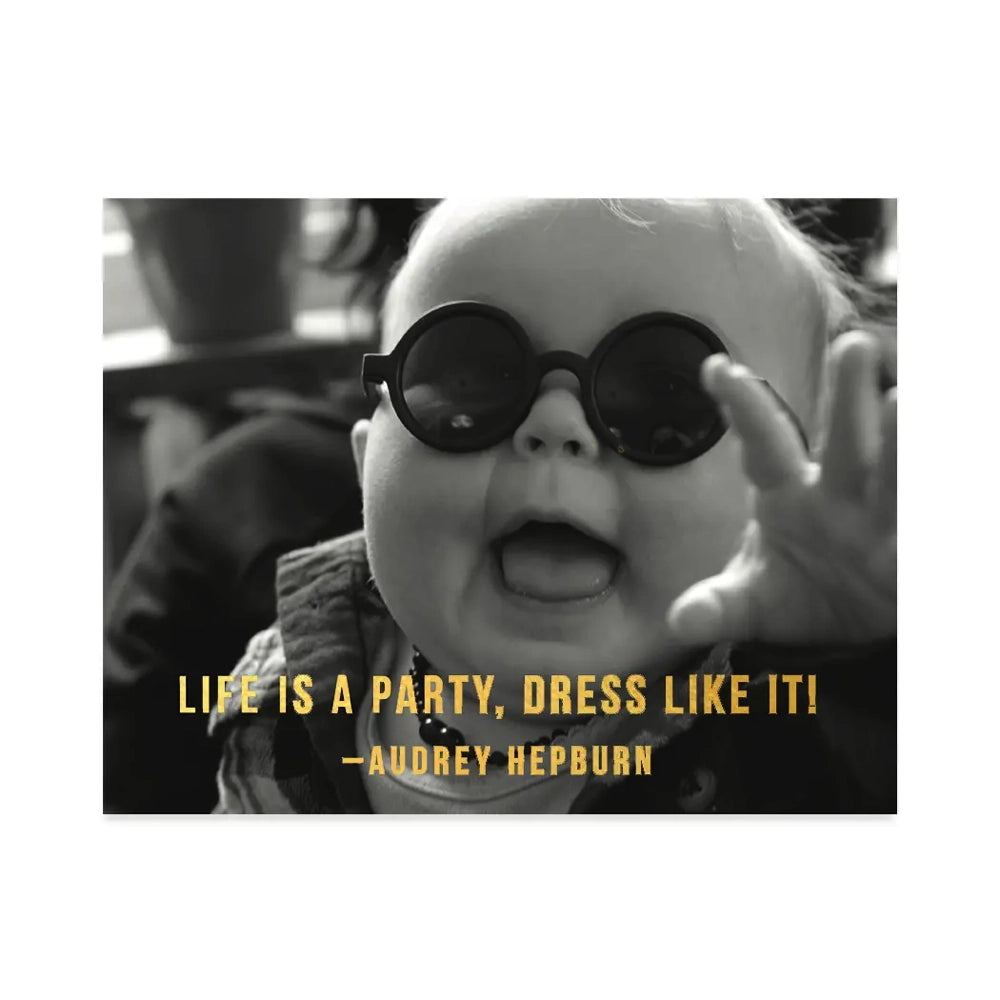 Halfpenny Life is a Party Card - Fun Greeting Card for Birthdays, Celebrations & Special Occasions - Perfect for Friends, Family & Coworkers