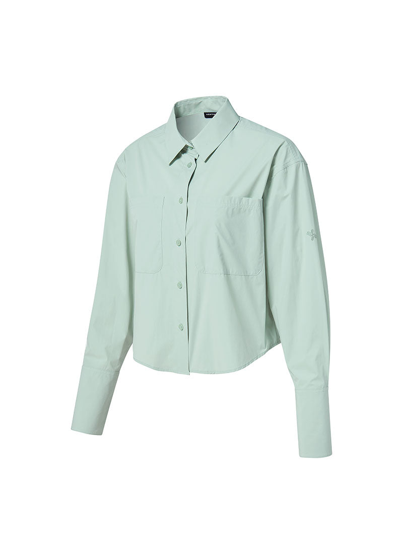 All Around Stretch Crop Shirt - Comfortable & Stylish Women's Tops for Yoga, Workout & Casual Wear