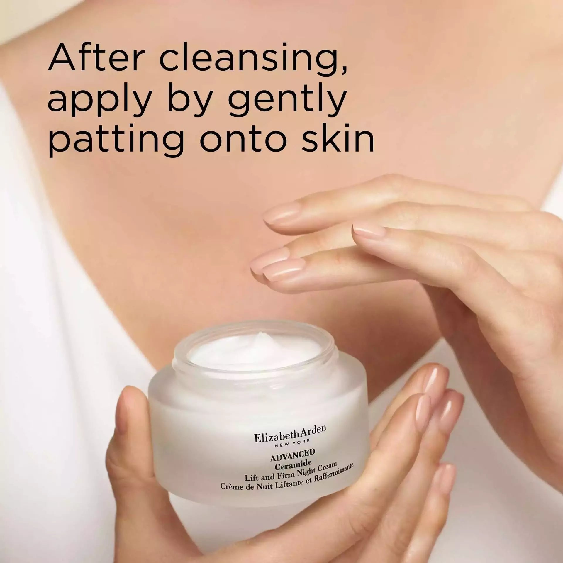 Premium Ceramide Lift & Firm Night Cream for Anti-Aging - Deep Hydration & Wrinkle Reduction - Perfect for Nighttime Skincare Routine