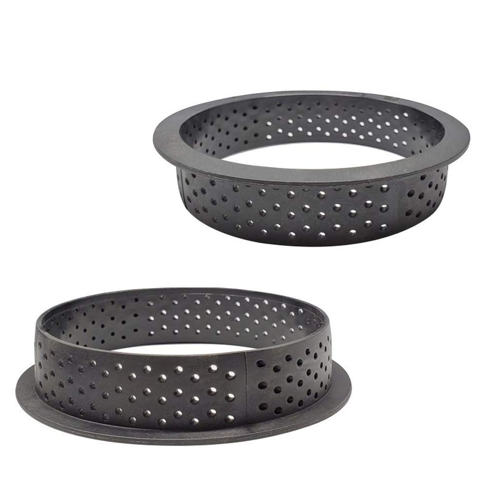 8-Piece Round Cake Mold Set - Non-Stick Mousse Tart Ring Baking Tools for DIY Cakes, Pies & Desserts | Perfect for Home Baking, Party Treats & Professional Pastry Making