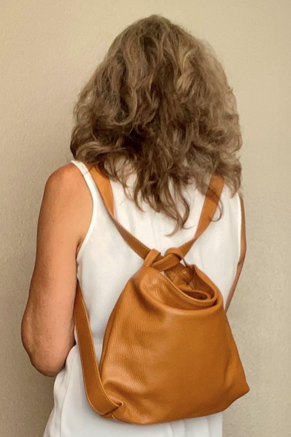 Bria Convertible Leather Backpack Purse for Women - Soft Casual Travel Shoulder Bag, Laptop Bag, Work Tote & Everyday Use | Stylish & Functional Crossbody Handbag for Office, Commute & Weekend Outings