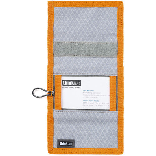 Think Tank Photo SD Pixel Pocket Rocket Memory Card Holder (Fireside Orange) - Secure Storage for DSLR & Mirrorless Camera SD Cards - Perfect for Travel & Outdoor Photography