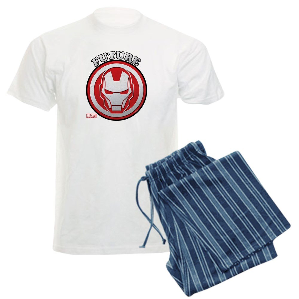 Iron Man Future Men's Lightweight Pajama Set - Superhero Sleepwear for Marvel Fans | Perfect for Lounge, Sleep & Comic-Themed Nights