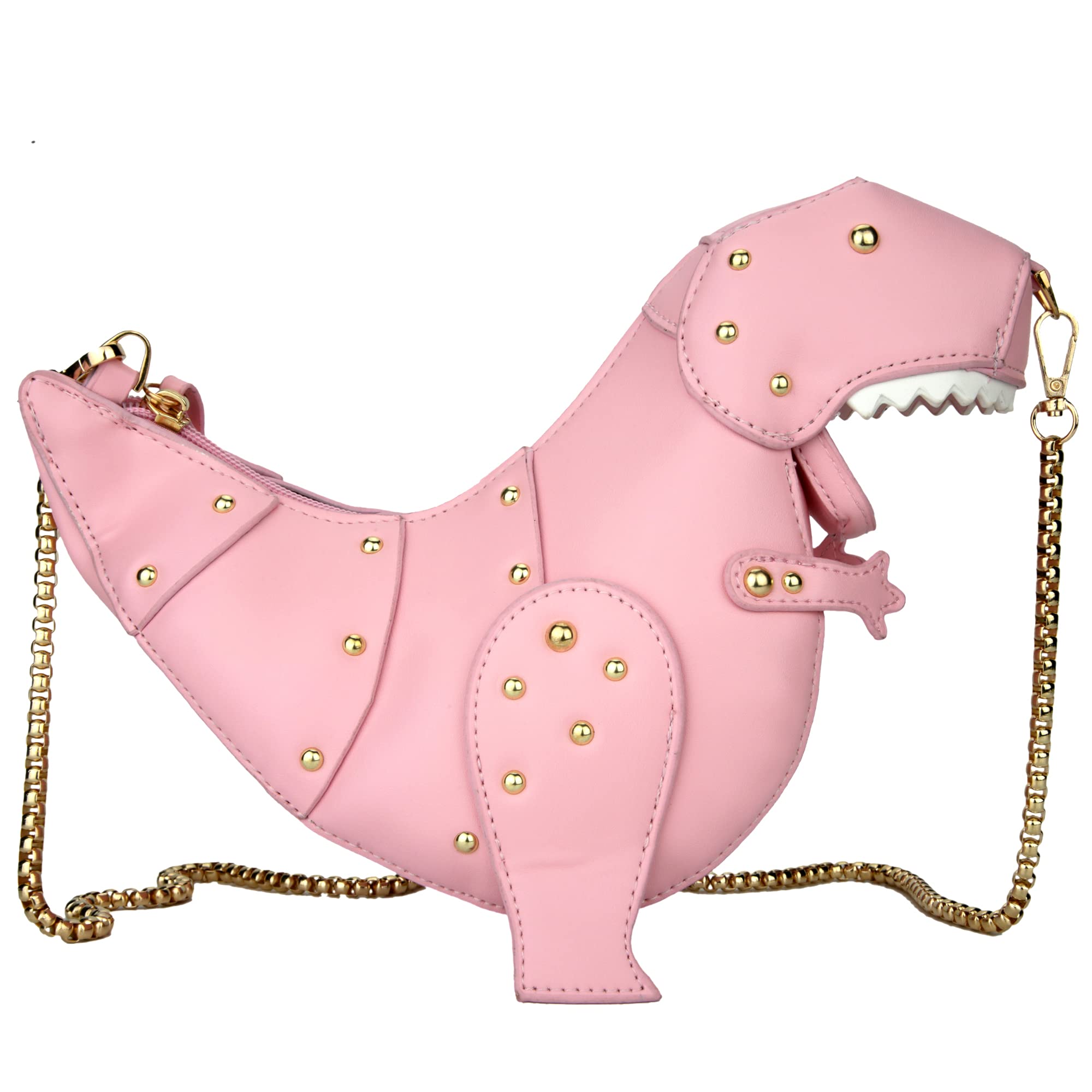 Dinosaur Shoulder Bag for Women & Girls - PU Leather Stegosaurus Crossbody Purse | Trendy Dino Handbag for School, Travel & Everyday Use