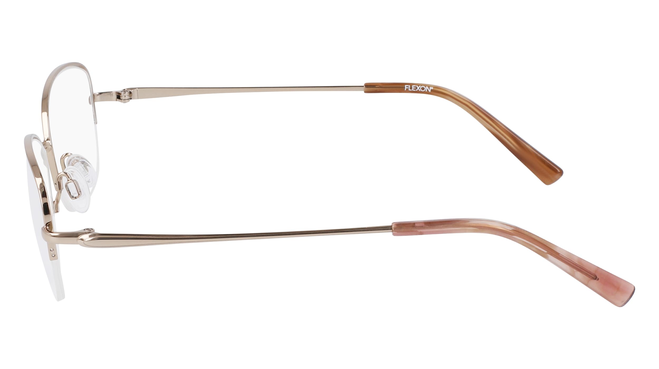 Flexon W 3037 770 Eyeglasses in Shiny Rose Gold - Lightweight & Durable Frame for Women | Perfect for Work, Reading & Everyday Wear