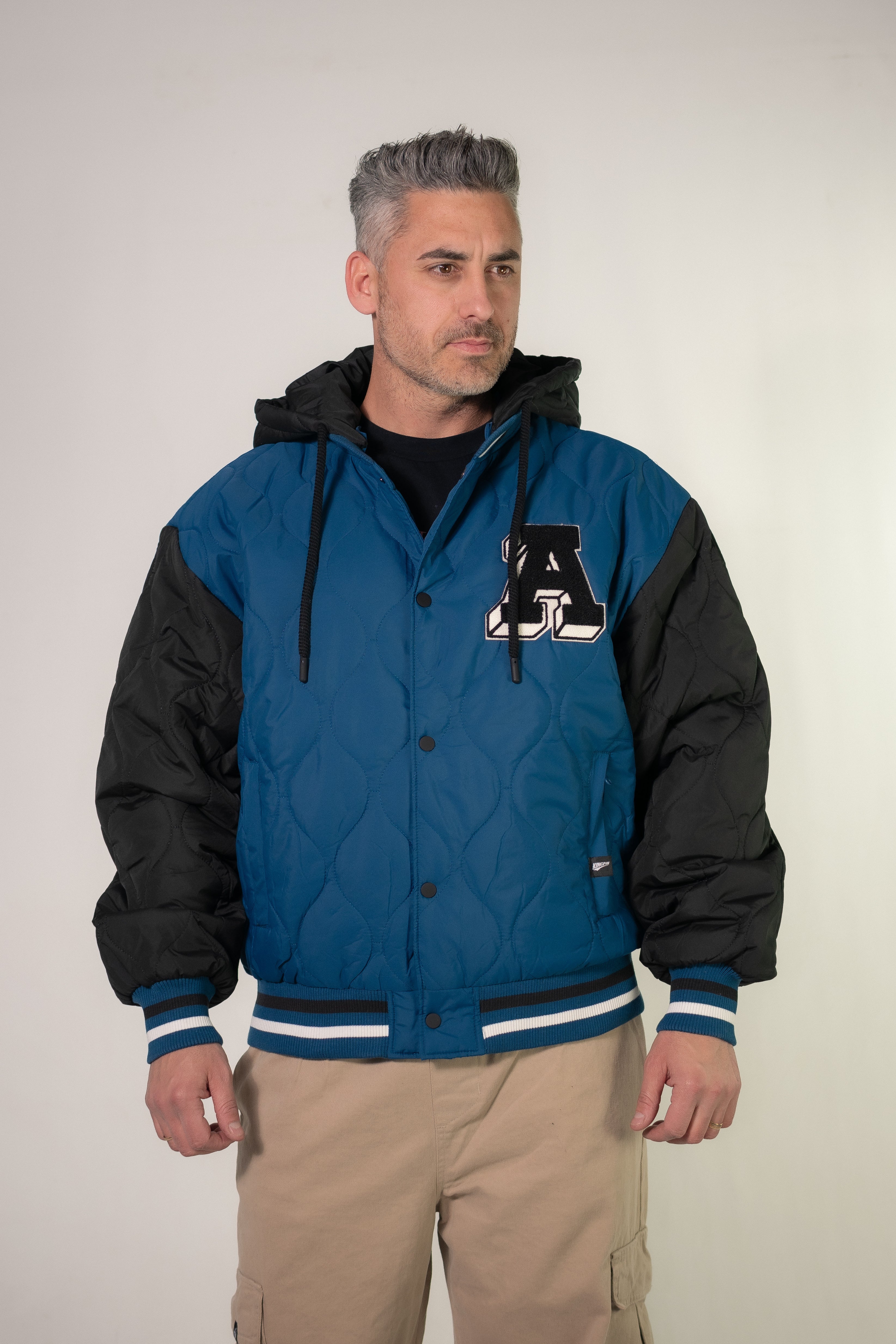 Kingpin H Black/Blue Campera Jacket - Waterproof & Windproof Outdoor Jacket for Hiking, Camping, and Winter Sports