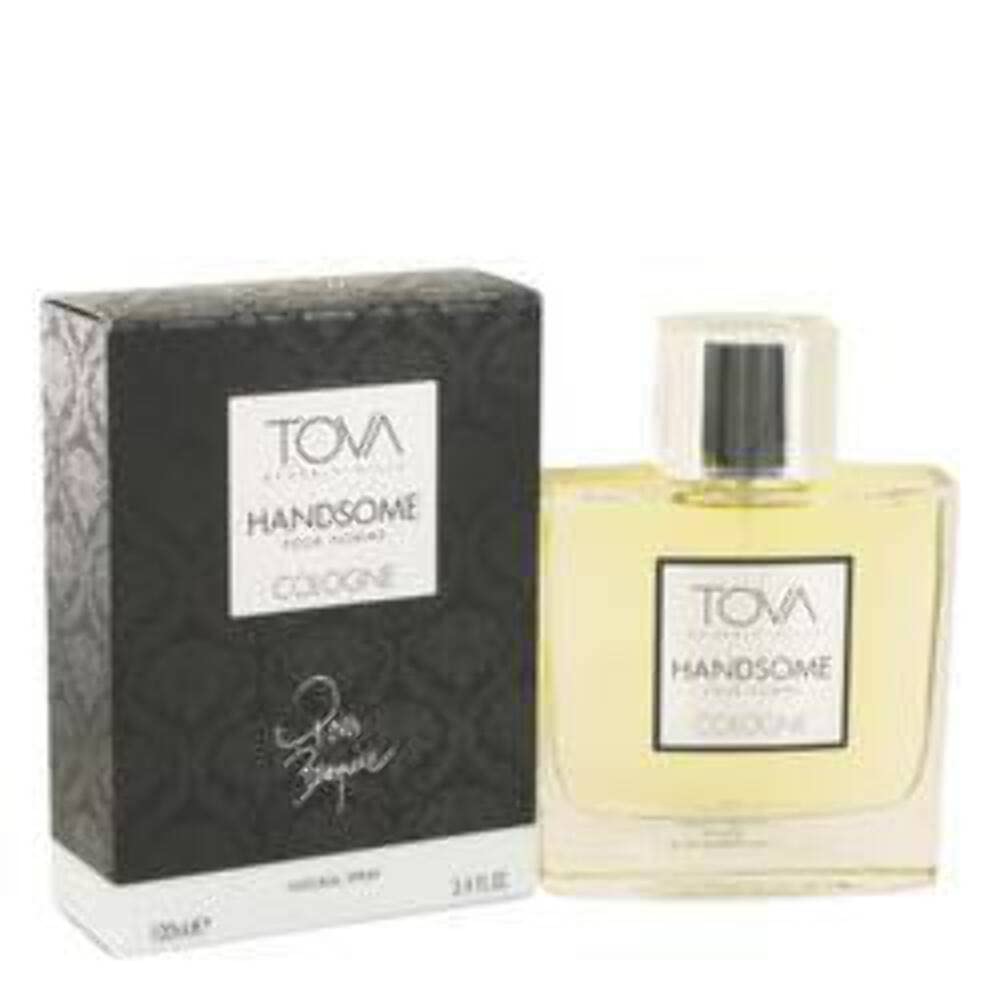 Tova Beverly Hills Tova Handsome Eau De Cologne Spray for Men, 3.4 oz - Fresh & Masculine Fragrance for Date Night, Office & Special Occasions