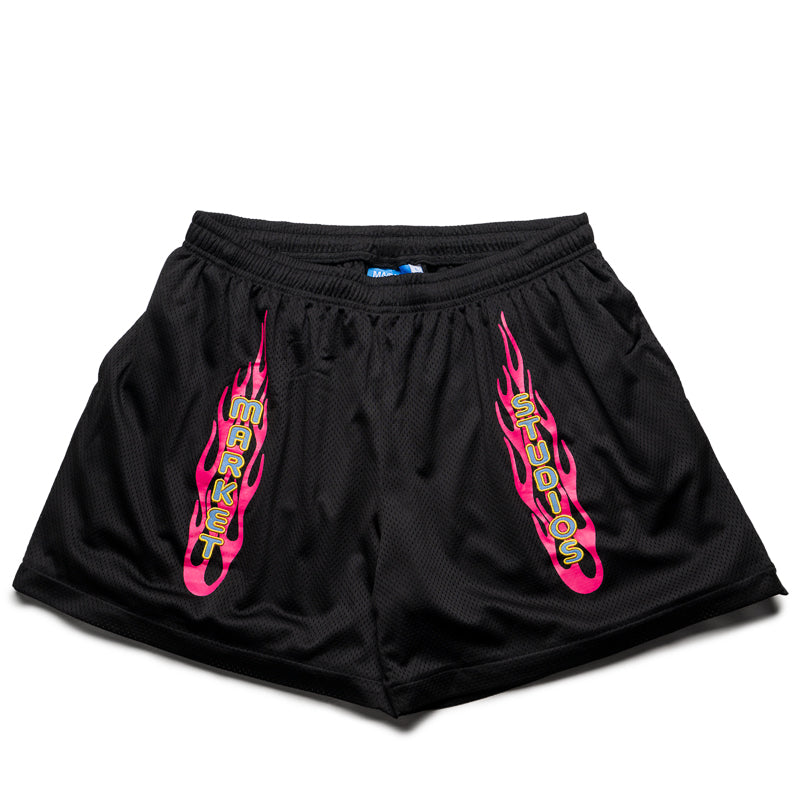 V12 Mesh Athletic Shorts for Men - Breathable Pirate Black Workout & Running Shorts - Perfect for Gym, Jogging, and Outdoor Sports
