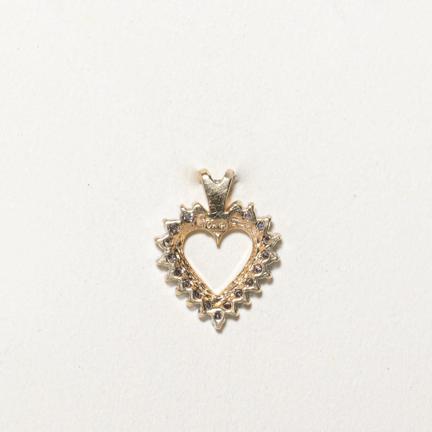 0.20ctw Diamond Heart Pendant Necklace for Women - Elegant 14K White Gold Valentine's Gift for Her | Perfect for Anniversaries, Birthdays & Romantic Occasions