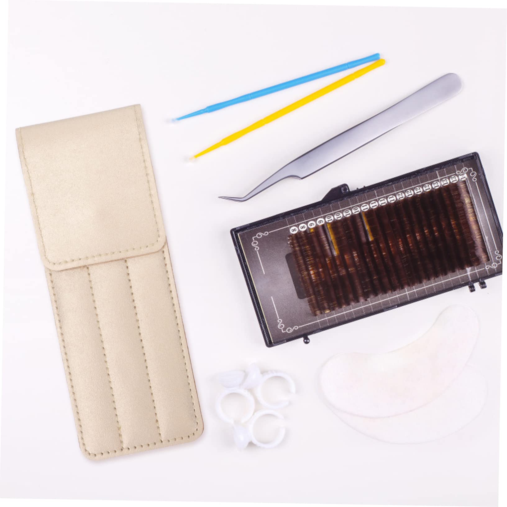 4-Piece Tweezers Protective Case Storage Bag Set - Beauty Accessories Organizer for Makeup Tools, Eyebrow & Facial Tweezers - Perfect for Travel, Salon, and Home Use