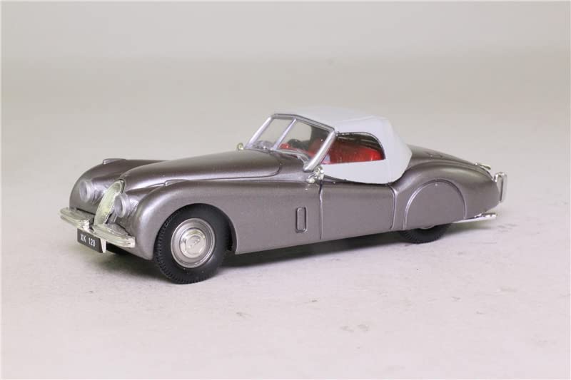 1:43 Scale Diecast Pre-Built Model - Corgi Jaguar XK 120 Soft Top Collectible Car | Perfect for Display, Gift Giving & Car Enthusiast Collections
