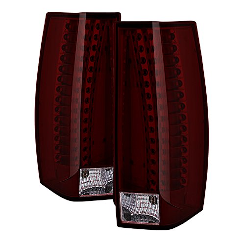 07-14 Chevy Escalade Tail Lights (Excluding Premium Models) - Red Smoked OE Replacement for Improved Visibility & Style | Perfect for Night Driving & Custom Car Upgrades