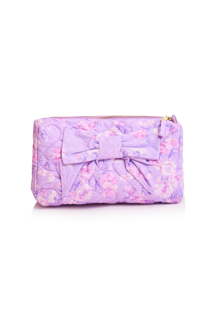 Octavia Fragrance Print Cosmetic Bag - Waterproof Makeup Pouch for Travel, Gym & Daily Essentials | Trendy Printed Toiletry Organizer for Women & Girls