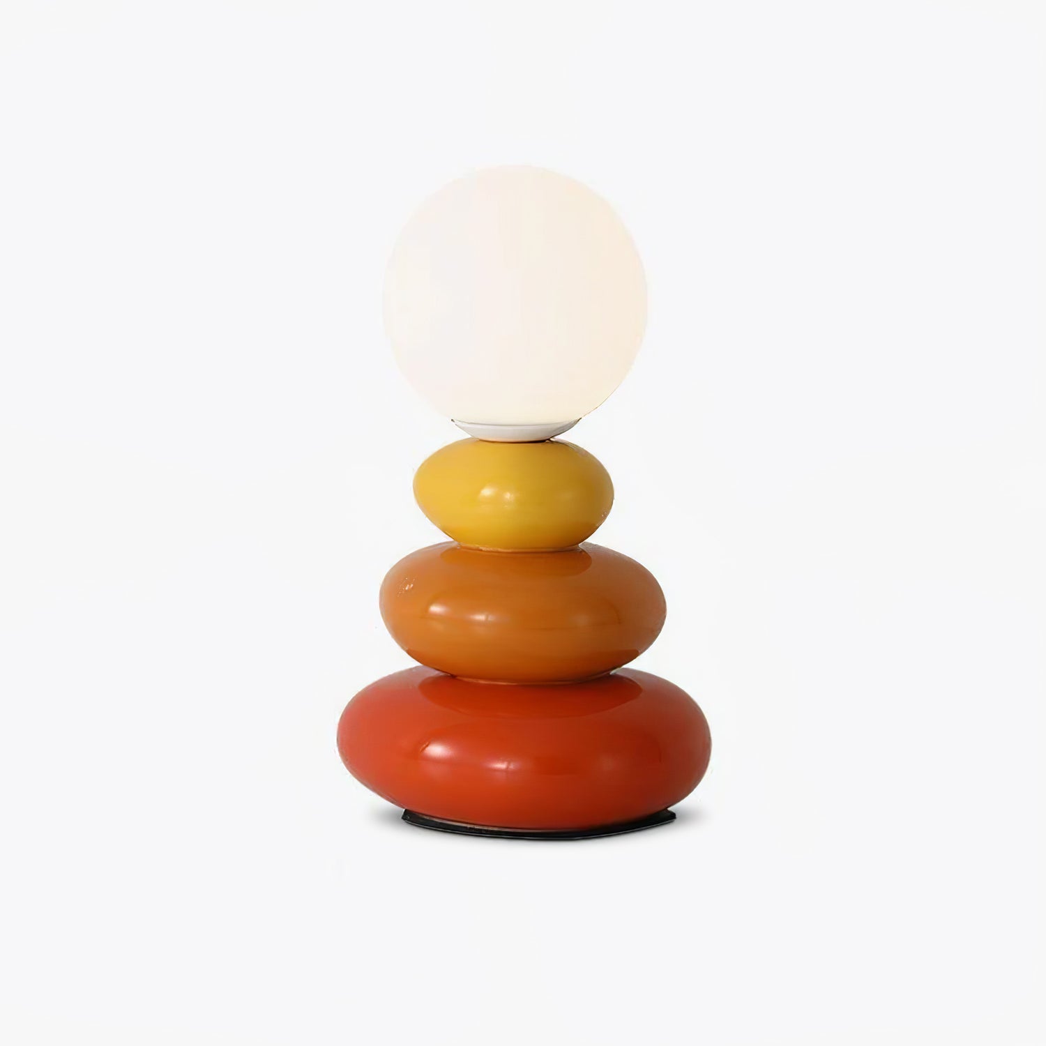 Triple Gourd Table Lamp - Modern Handcrafted Ceramic Nightstand Light for Bedroom, Living Room & Office Decor - Perfect for Ambient Lighting and Home Styling