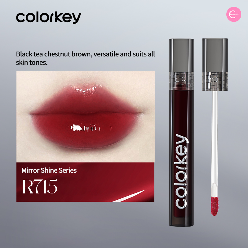 Colorkey 3rd Generation High Gloss Lip Glaze - Long Lasting Shiny Lip Gloss for Women, Vegan & Cruelty Free - Perfect for Daily Wear, Parties & Special Occasions