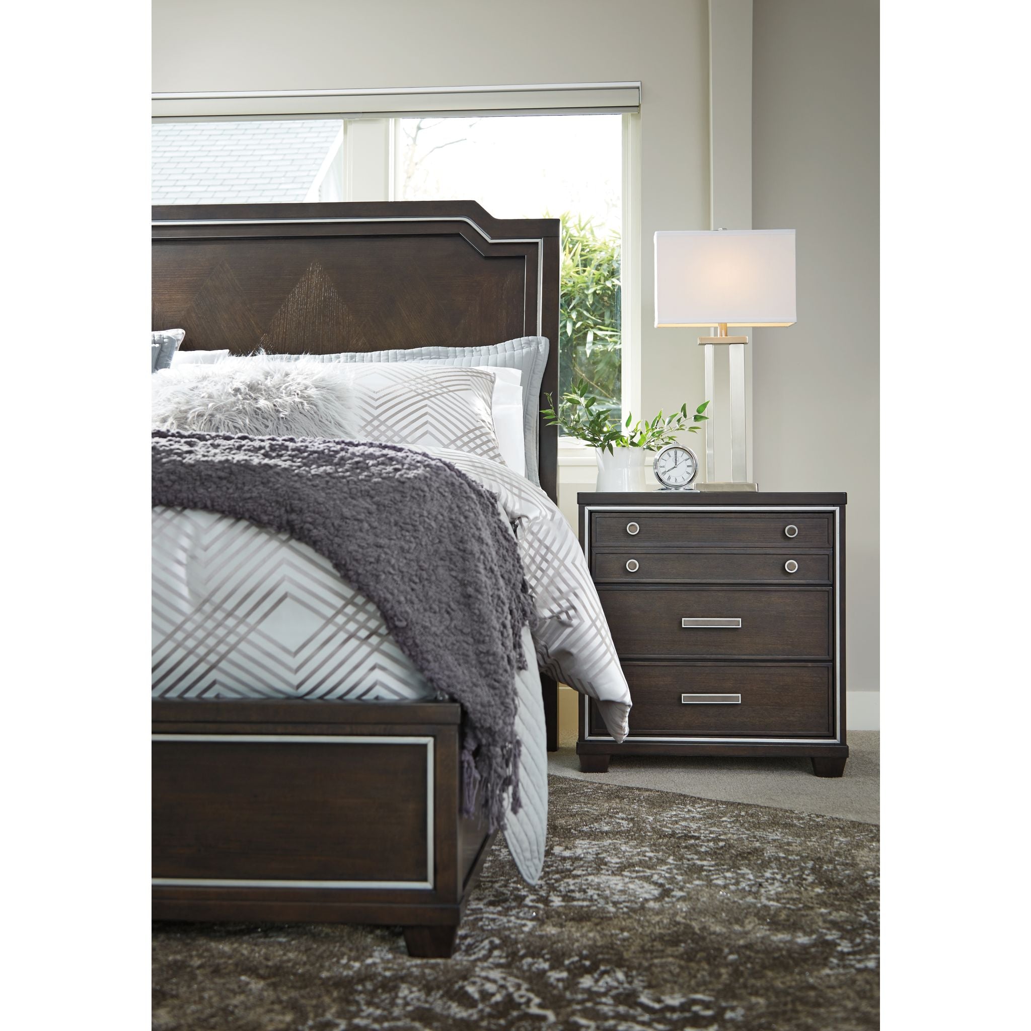 Aniela Table Lamp Pair - Silver Finish 8.5