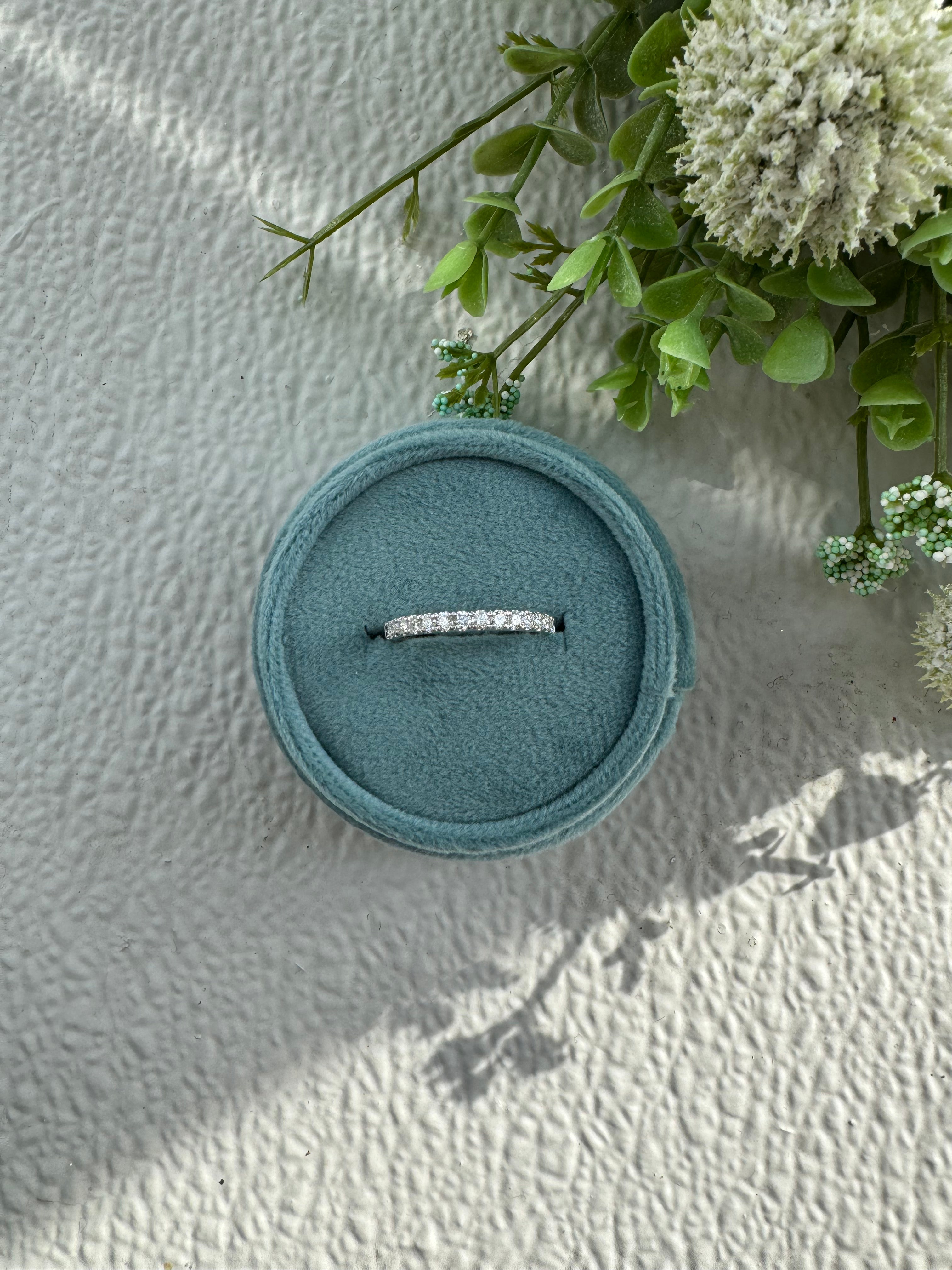 Lab Grown Diamond White Gold Wedding Band - Eco-Friendly & Affordable Engagement Ring for Women - Perfect for Proposals, Anniversaries & Special Occasions
