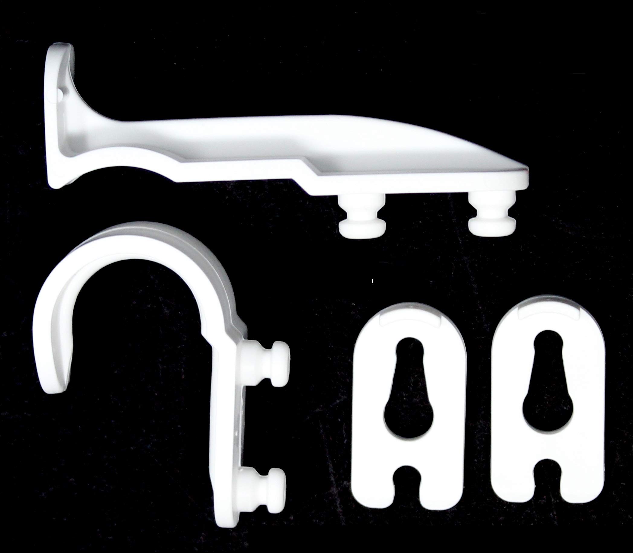 White Plastic Latch Set Kit for Solar Group Standard Mailbox Repair - Durable Replacement Parts for USPS Approved Mailboxes | Perfect for Home, Office & Rural Mailbox Maintenance