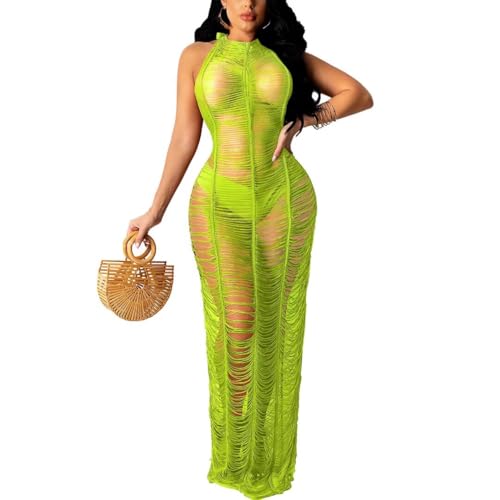 Halter Neck - Fluorescence Green
