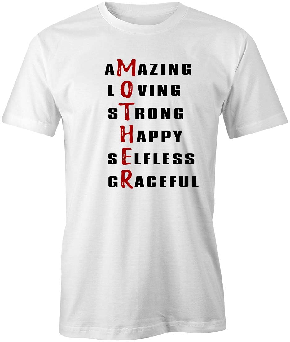 Best Loving Mother T-Shirt - Comfortable Printed Graphic Tee for Women | White Cotton Shirt for Mother's Day, Birthday Gifts & Family Outfits