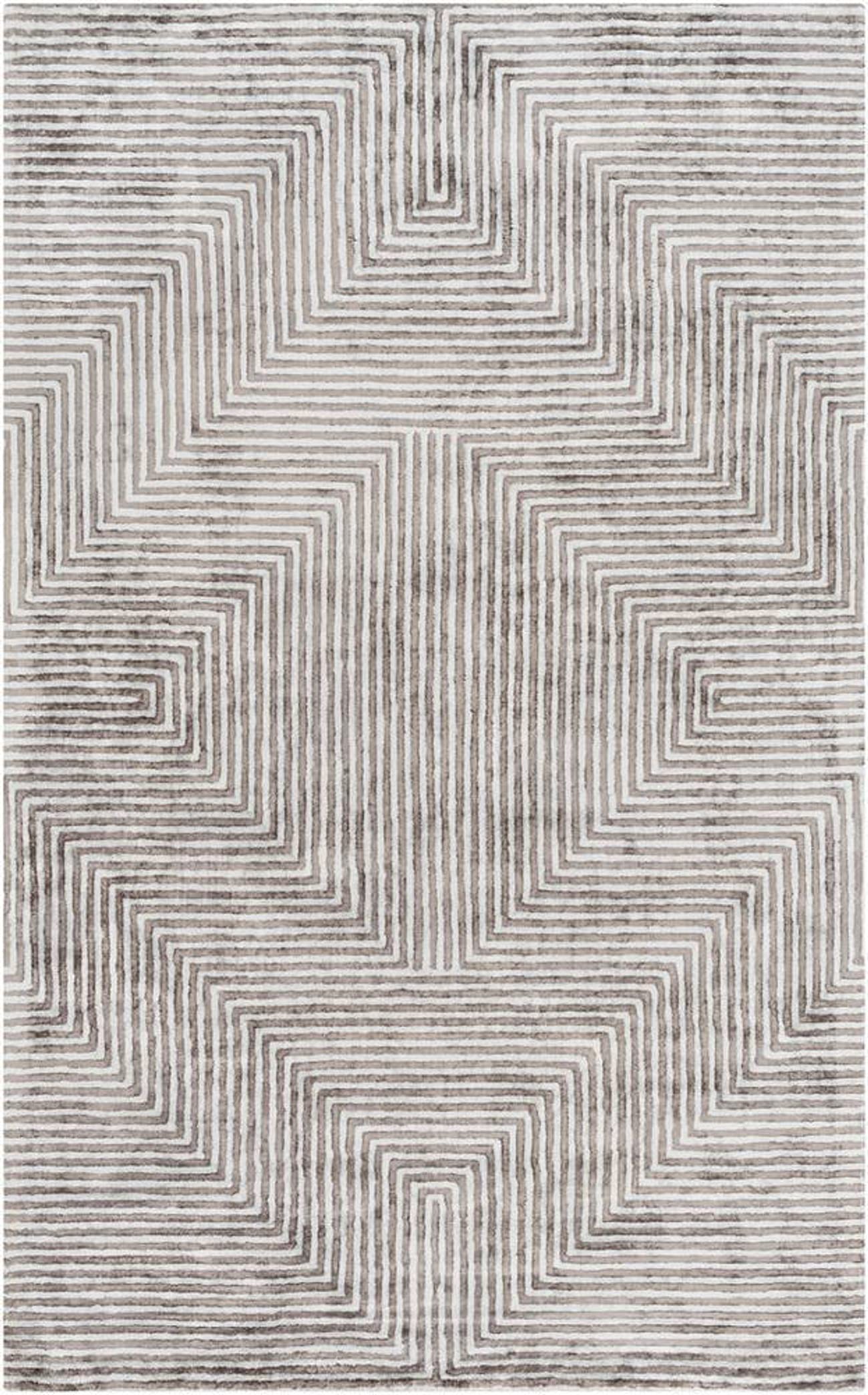 Mark&Day 3x5 Calais Modern Light Gray Area Rug - Soft Grey Beige White Carpet for Living Room, Bedroom, Kitchen | Non-Slip Floor Mat for Home Decor & Cozy Spaces (3' x 5')