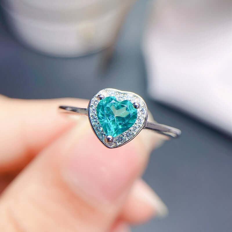 November Birthstone Ring - Green Topaz Jewelry for Women | Elegant Sterling Silver Ring for Birthdays, Anniversaries & Special Occasions | Perfect Gift for November Born