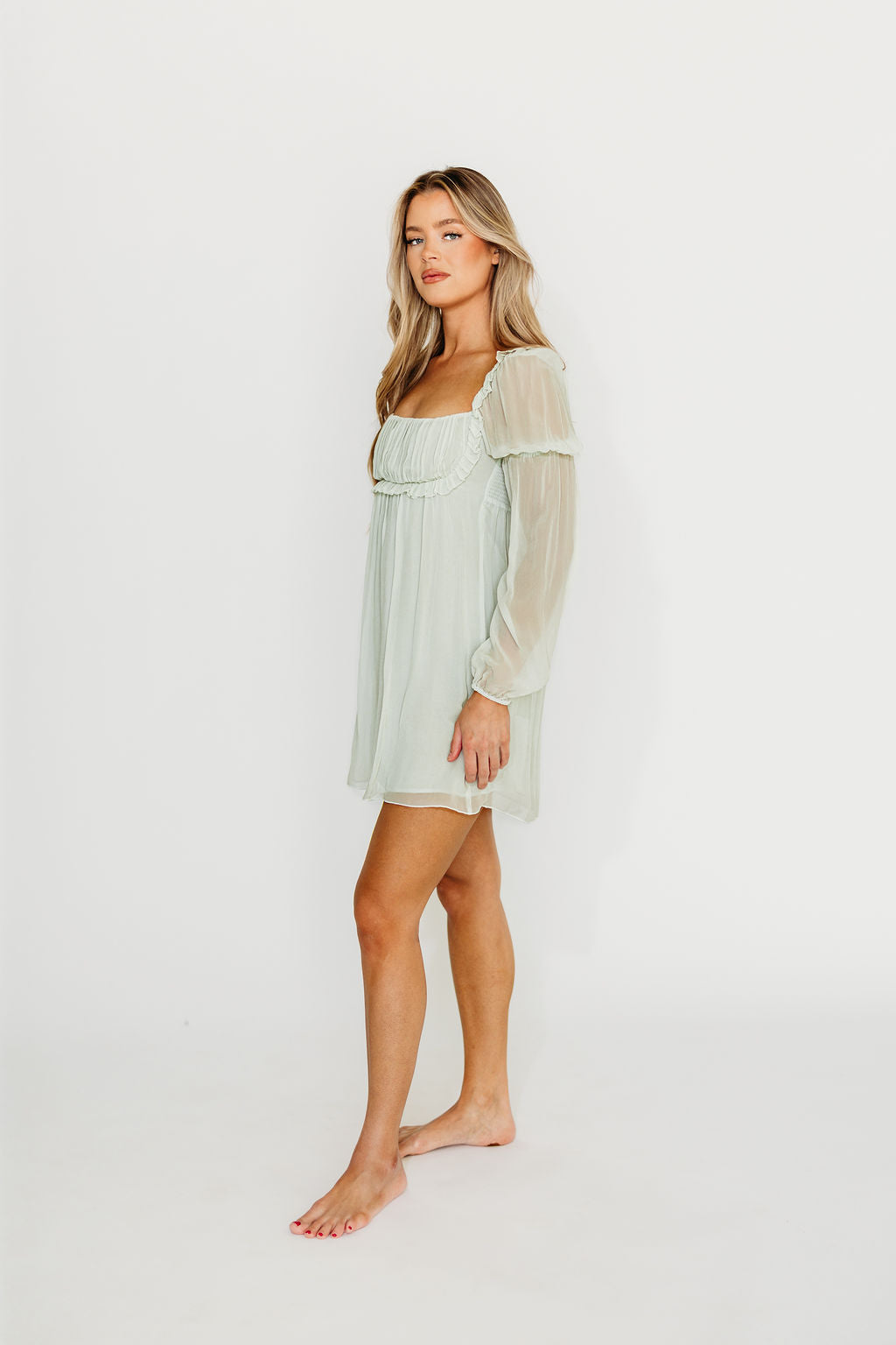 Cyrus Women's Mini Dress in Sage Green - Elegant Sleeveless Bodycon Dress for Casual Wear, Date Night & Summer Outfits
