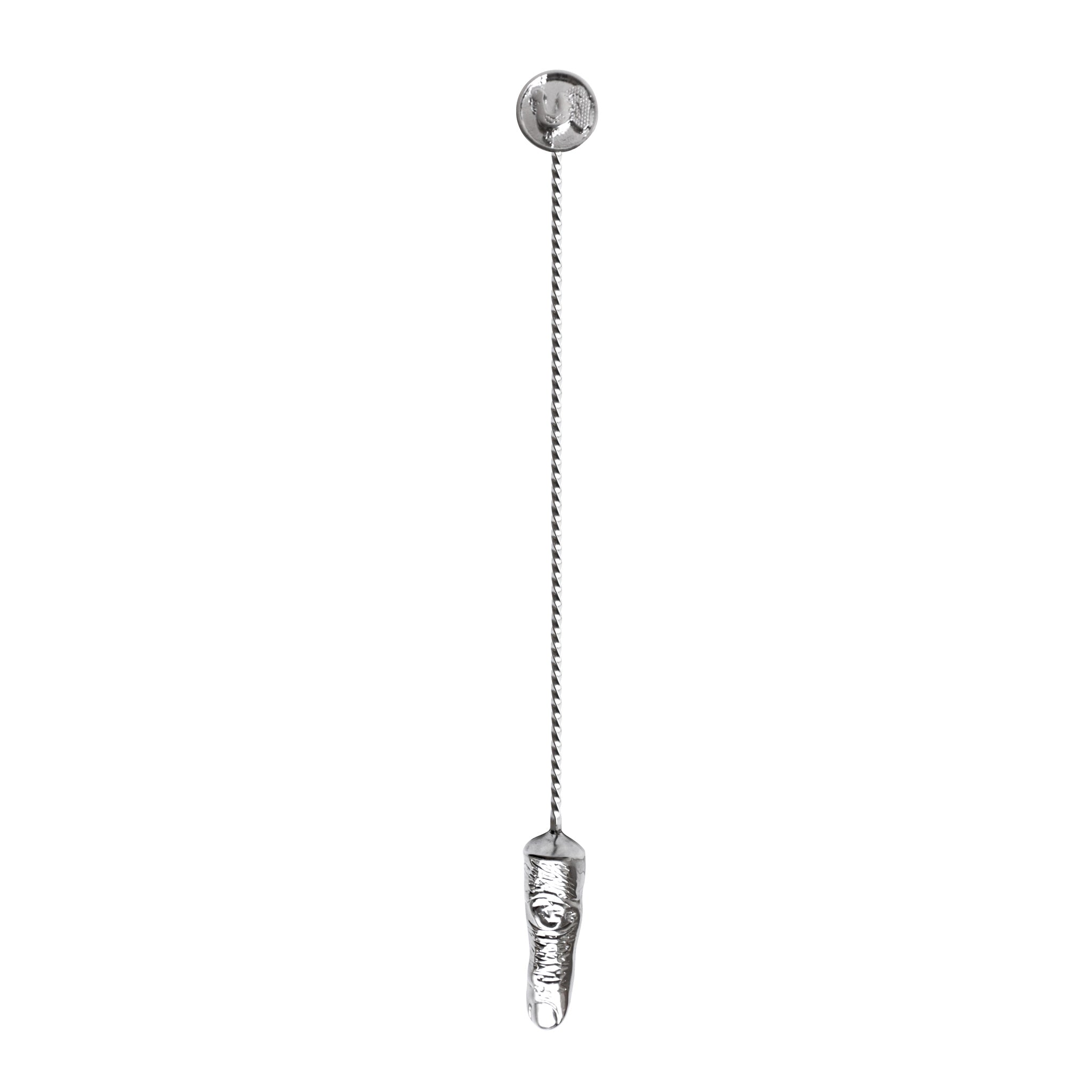 GAZ REGAN Negroni Cocktail Stainless Steel Finger Stirrer Bar Tool - 35cm Mixing Stick for Cocktails, Martinis, and Whiskey Drinks - Perfect for Home Bars and Professional Bartenders
